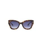 Isabel Marant Lounyz Cat-Eye Sunglasses in Havana Brown and Dark Blue Shaded | Women | Luxury Shoes 