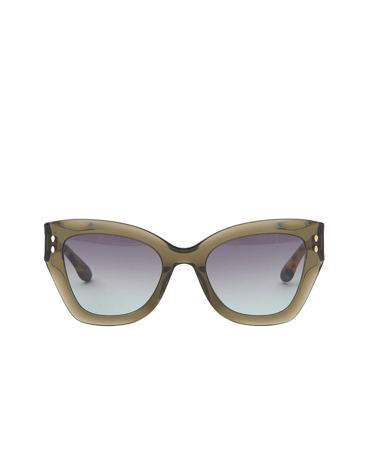Isabel Marant Lounyz Cat-Eye Sunglasses in Olive Havana and Grey Green Isabel Marant Lounyz Cat-Eye Sunglasses in Olive Havana and Grey Green | Women | Luxury Shoes