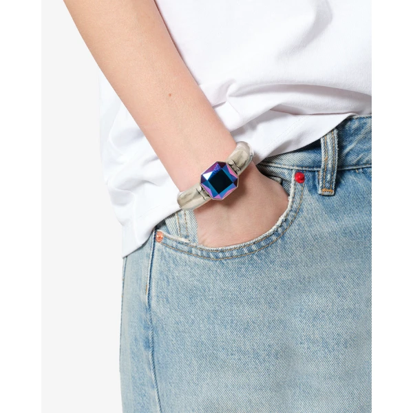 Isabel Marant Luce Bracelet in Electric Blue and Silver | Bracelets | Luxury Shoes 