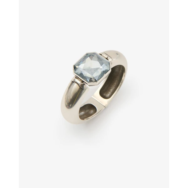 Isabel Marant Luce Bracelet in Light Gray and Silver | Bracelets | Luxury Shoes 