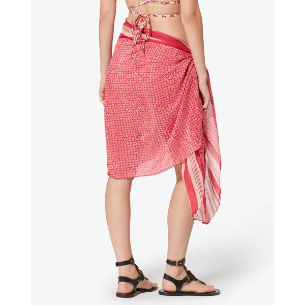 Isabel Marant Lucilia Pareo in Red | Beachwear | Luxury Shoes 