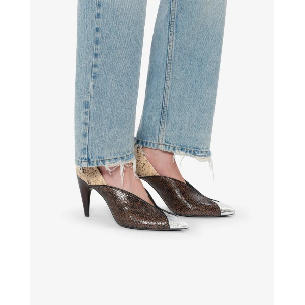 Isabel Marant Luza Pumps in Sahara and Mocha | Heels | Luxury Shoes 