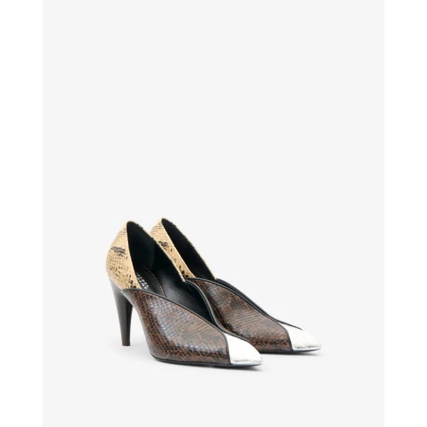 Isabel Marant Luza Pumps in Sahara and Mocha | Heels | Luxury Shoes 