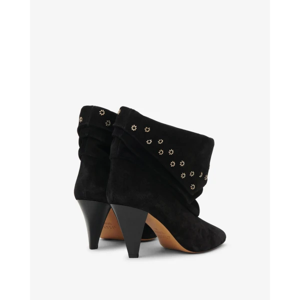 Isabel Marant Lyone Ankle Boots in Black | Boots | Luxury Shoes 