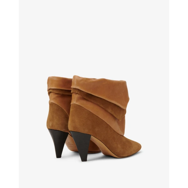 Isabel Marant Lyone Ankle Boots in Cognac | Boots | Luxury Shoes 