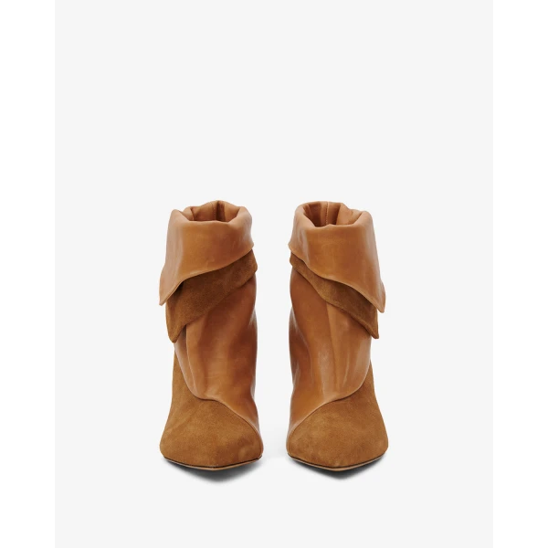 Isabel Marant Lyone Ankle Boots in Cognac | Boots | Luxury Shoes 