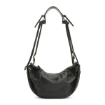 Isabel Marant Maia Medium Bag in Leather, Black Isabel Marant Maia Medium Bag in Leather, Black | Women | Luxury Shoes