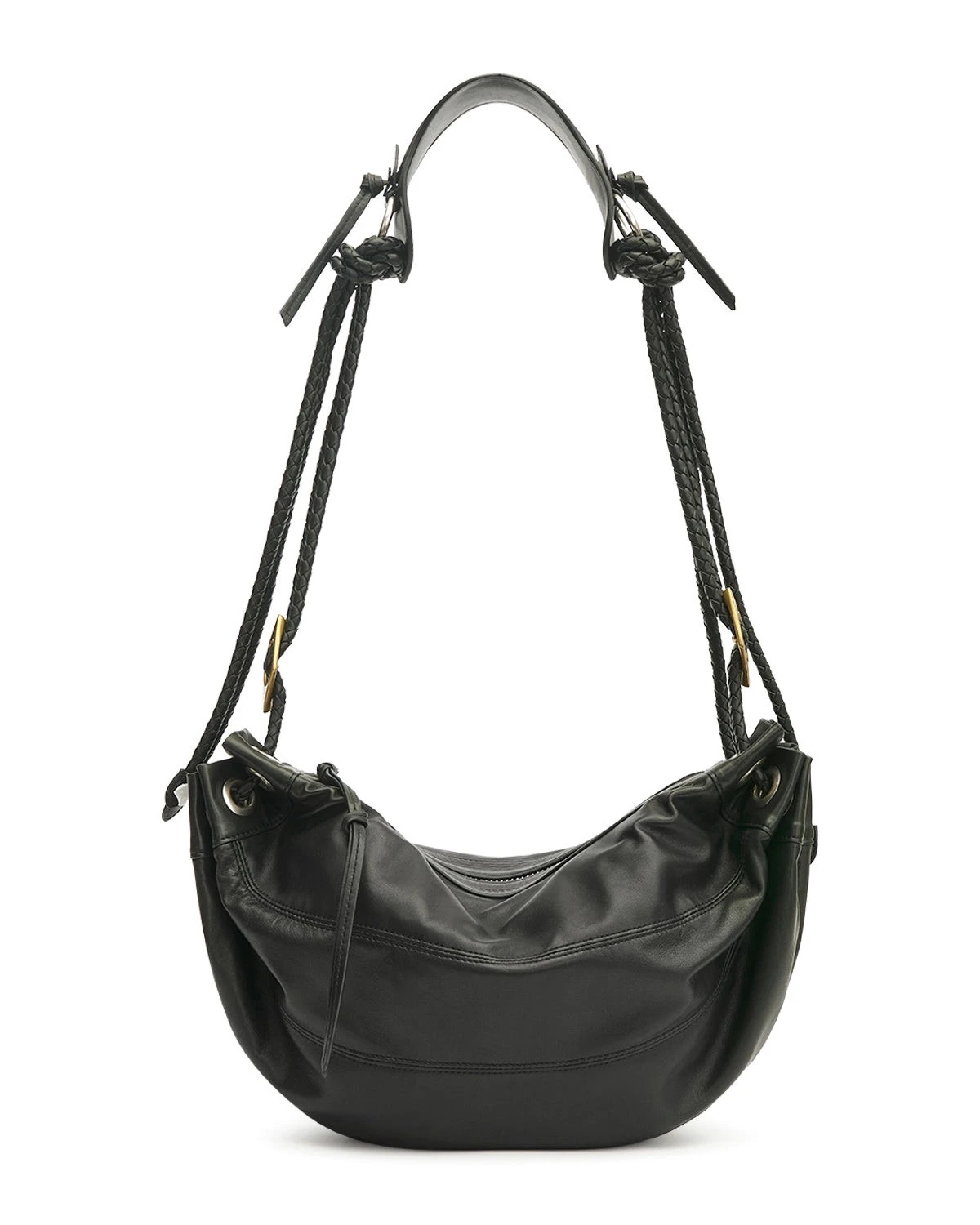 Isabel Marant Maia Medium Bag in Leather, Black Isabel Marant Maia Medium Bag in Leather, Black | Women | Luxury Shoes