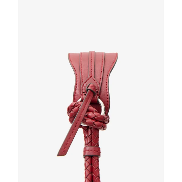 Isabel Marant Maia Medium Leather Bag in Scarlet Red | Shoulder & Crossbody Bags | Luxury Shoes 
