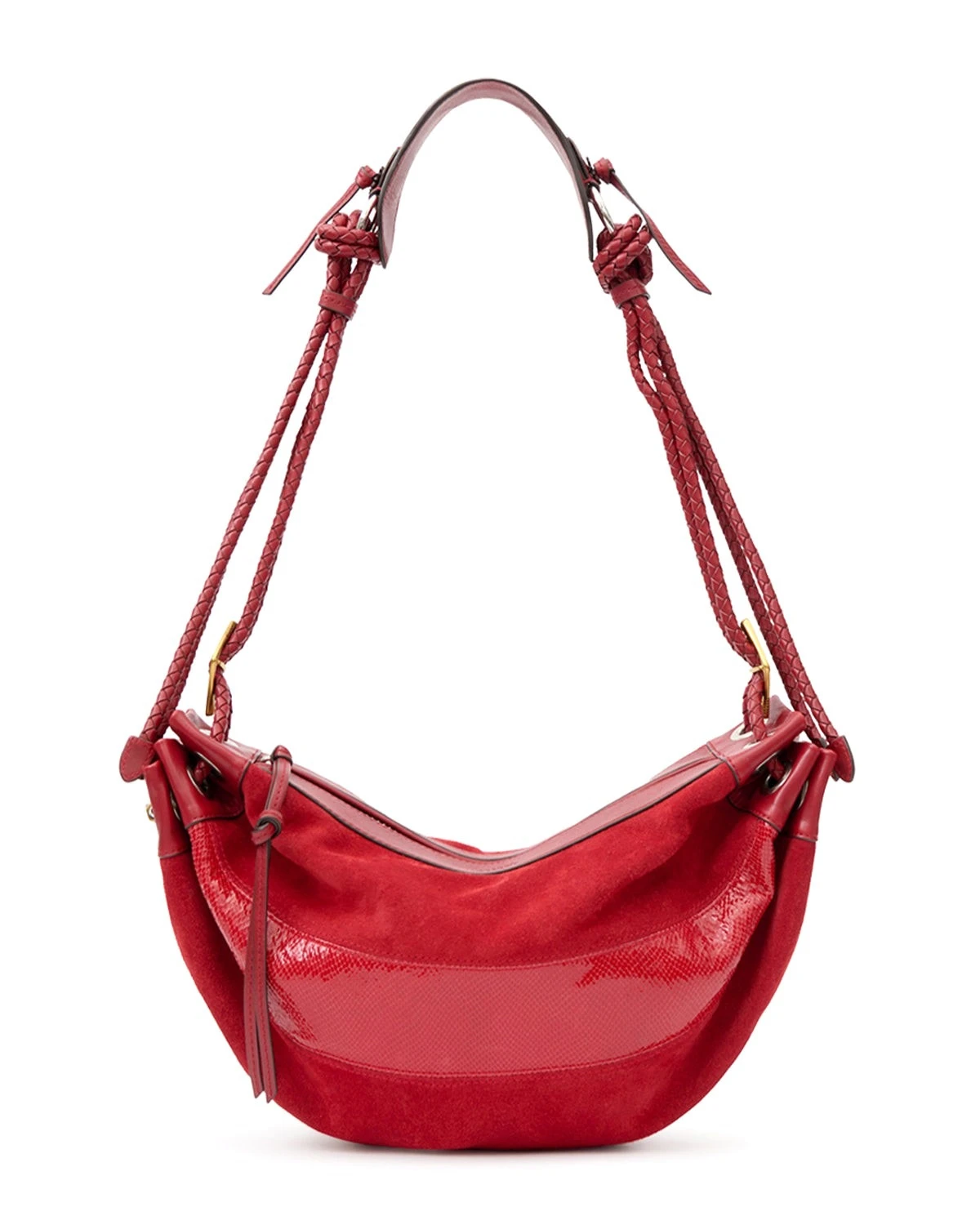 Isabel Marant Maia Medium Leather Bag in Scarlet Red Isabel Marant Maia Medium Leather Bag in Scarlet Red | Women | Luxury Shoes