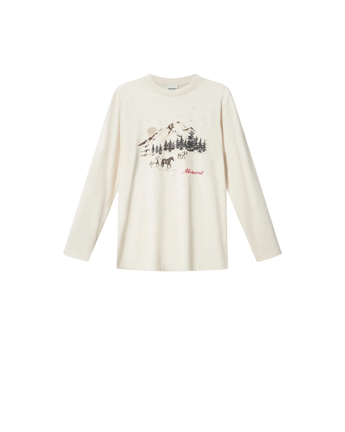 Isabel Marant Martine T-Shirt in Ecru Isabel Marant Martine T-Shirt in Ecru | Women | Luxury Shoes