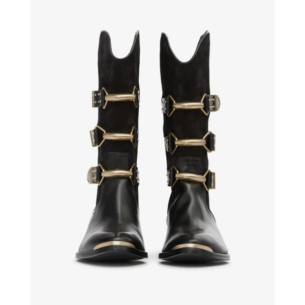 Isabel Marant Mexia Boots in Black | Boots | Luxury Shoes 