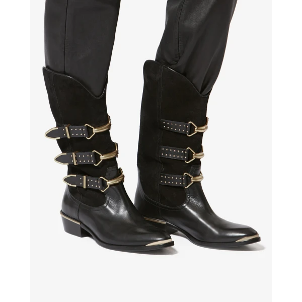 Isabel Marant Mexia Boots in Black | Boots | Luxury Shoes 