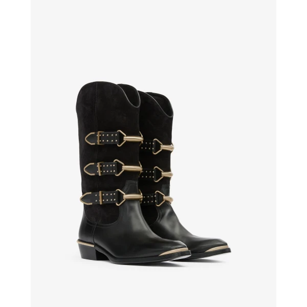 Isabel Marant Mexia Boots in Black | Boots | Luxury Shoes 