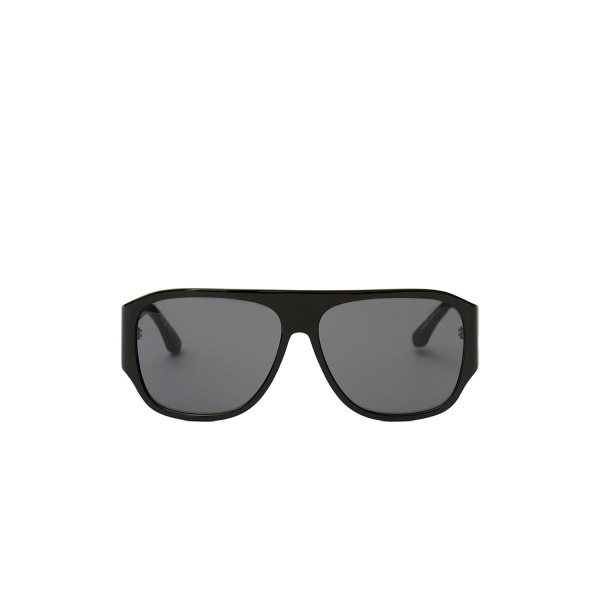 Isabel Marant Mikala Sunglasses in Black Palladium and Gray | Women | Luxury Shoes 