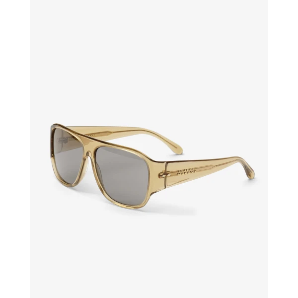 Isabel Marant Mikala Sunglasses in Ochre and Grey | Sunglasses | Luxury Shoes 