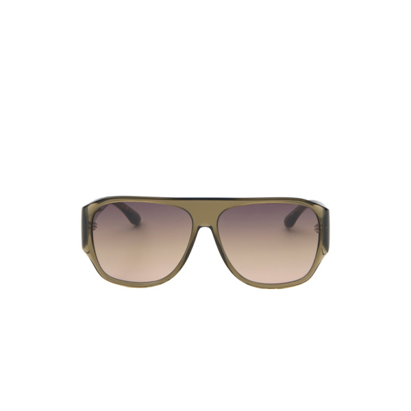 Isabel Marant Mikala Sunglasses in Olive and Grey Green | Women | Luxury Shoes 