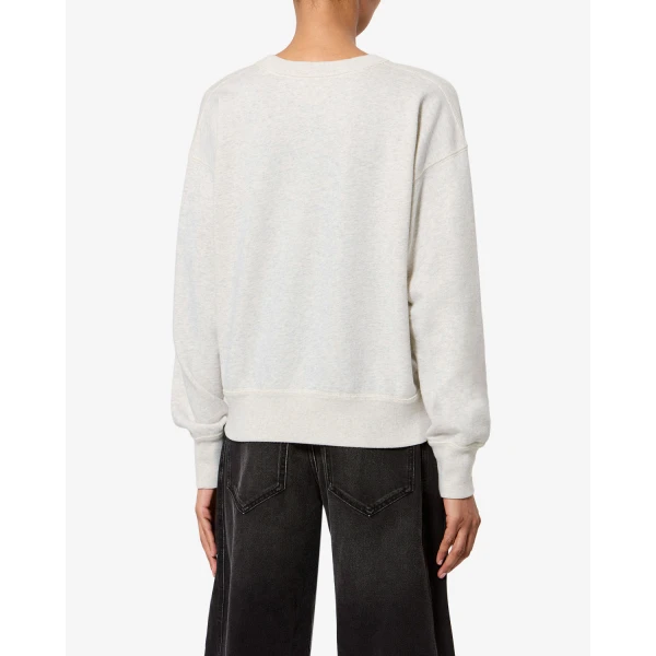 Isabel Marant Mobyli Sweatshirt in Ecru | Long Sleeve | Luxury Shoes 