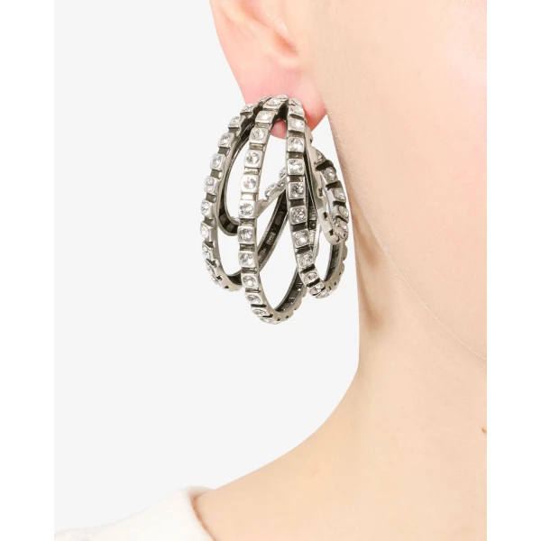 Isabel Marant Mona Earrings in Silver | Earrings | Luxury Shoes 