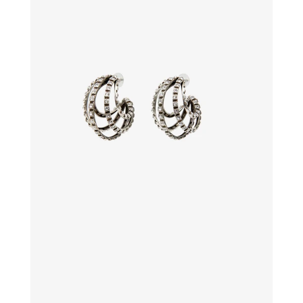 Isabel Marant Mona Earrings in Silver | Earrings | Luxury Shoes 