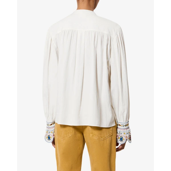 Isabel Marant Monique Blouse in Ecru | Blouse | Luxury Shoes 
