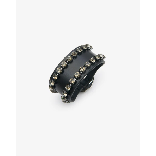 Isabel Marant Morea Bracelet in Black and Palladium | Bracelets | Luxury Shoes 