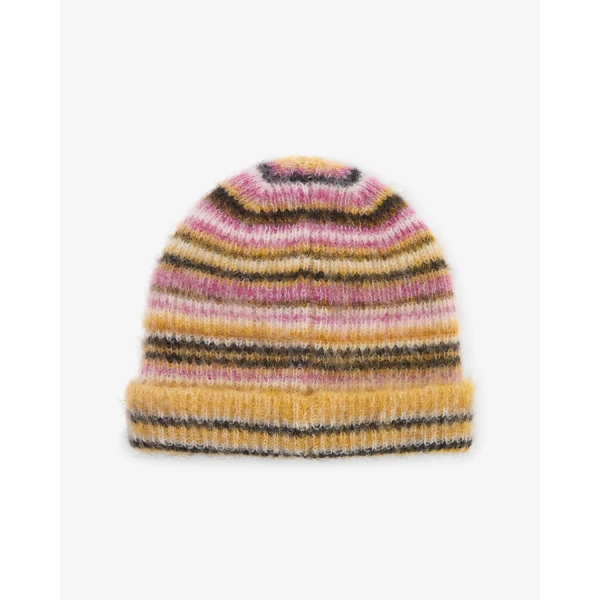 Isabel Marant Morenne Mohair Beanie in Mustard | Hats | Luxury Shoes 