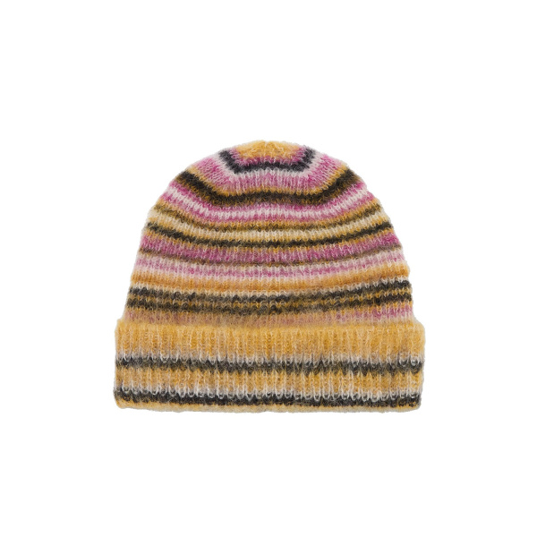Isabel Marant Morenne Mohair Beanie in Mustard | Women | Luxury Shoes 
