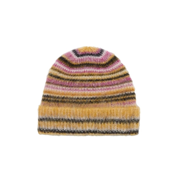 Isabel Marant Morenne Mohair Beanie in Mustard | Women | Luxury Shoes 