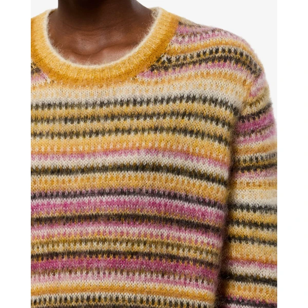 Isabel Marant Morine Mohair Sweater in Mustard | Sweaters | Luxury Shoes 