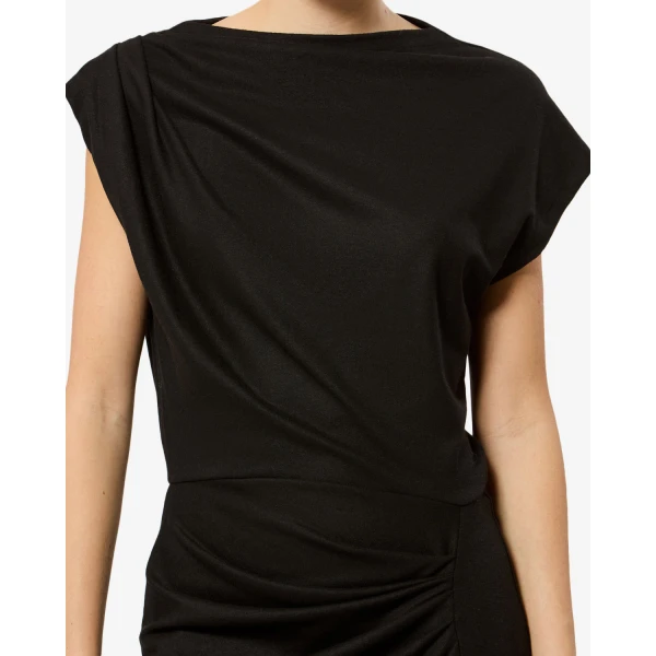 Isabel Marant Naerys Dress in Black | Maxi Dresses | Luxury Shoes 
