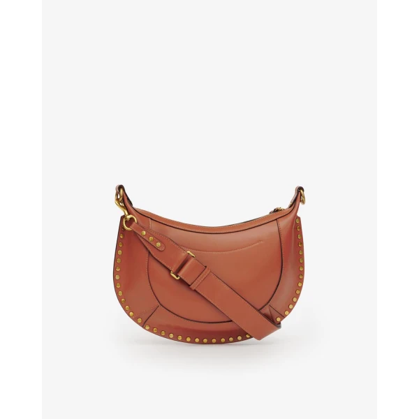 Isabel Marant Naoko Bag in Leather, Cognac | Shoulder & Crossbody Bags | Luxury Shoes 