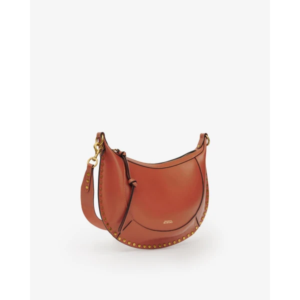 Isabel Marant Naoko Bag in Leather, Cognac | Shoulder & Crossbody Bags | Luxury Shoes 