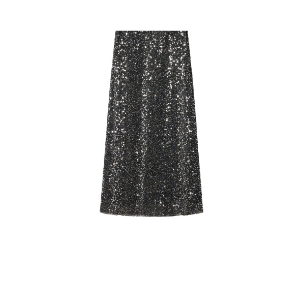 Isabel Marant Nejany Skirt in Silver | Women | Luxury Shoes 