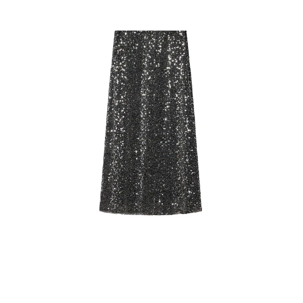 Isabel Marant Nejany Skirt in Silver | Women | Luxury Shoes 