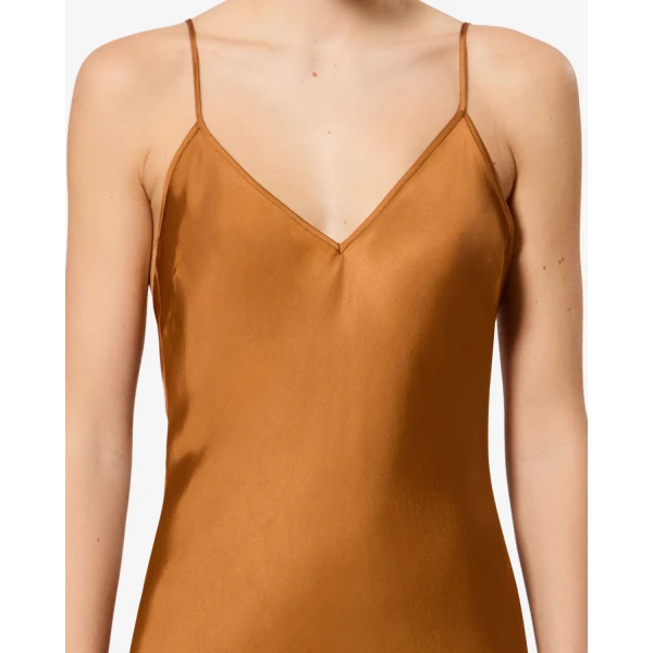 Isabel Marant Nevana Dress in Caramel | Maxi Dresses | Luxury Shoes 