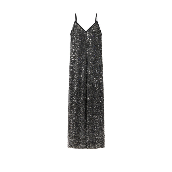 Isabel Marant Nevana Dress in Silver | Women | Luxury Shoes 