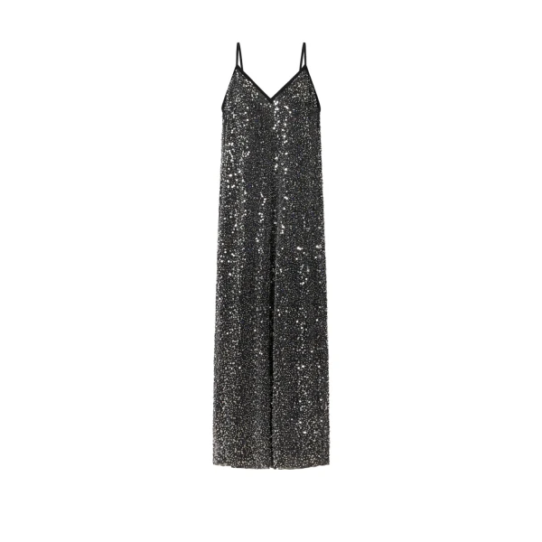 Isabel Marant Nevana Dress in Silver | Women | Luxury Shoes 