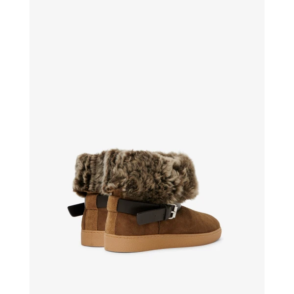 Isabel Marant Nolyz Ankle Boots in Light Bronze | Boots | Luxury Shoes 