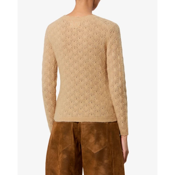 Isabel Marant Obeline Alpaca Sweater in Camel | Sweaters | Luxury Shoes 