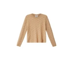 Isabel Marant Obeline Alpaca Sweater in Camel | Women | Luxury Shoes 