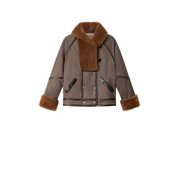 Isabel Marant Olinka Jacket in Brown | Women | Luxury Shoes 