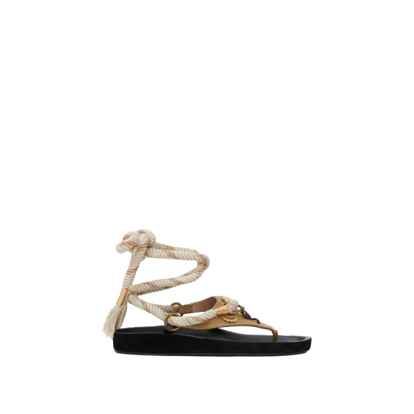 Isabel Marant Onyna Sandals in Taupe | Women | Luxury Shoes 