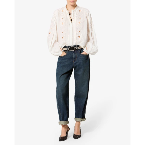 Isabel Marant Oriane Jeans in Blue | Denim | Luxury Shoes 