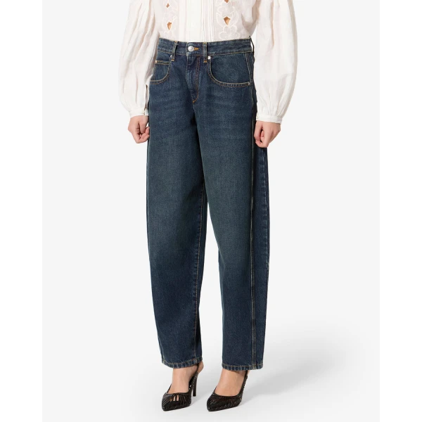 Isabel Marant Oriane Jeans in Blue | Denim | Luxury Shoes 