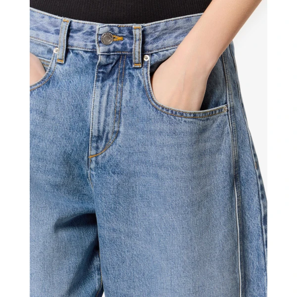 Isabel Marant Oriane Jeans in Light Blue | Denim | Luxury Shoes 