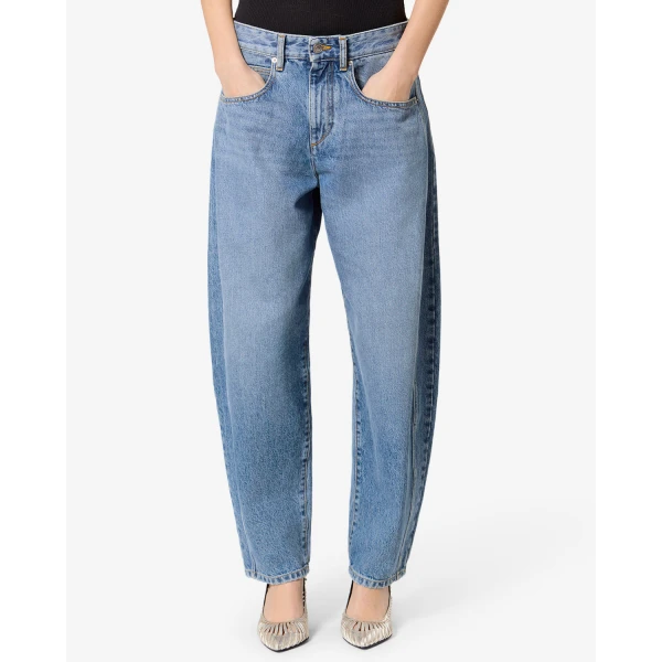 Isabel Marant Oriane Jeans in Light Blue | Denim | Luxury Shoes 