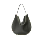 Isabel Marant Oskan Hobo Soft Grained Leather Bag in Black Isabel Marant Oskan Hobo Soft Grained Leather Bag in Black | Women | Luxury Shoes