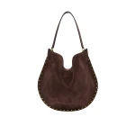 Isabel Marant Oskan Hobo Soft Suede Bag in Coffee | Women | Luxury Shoes 