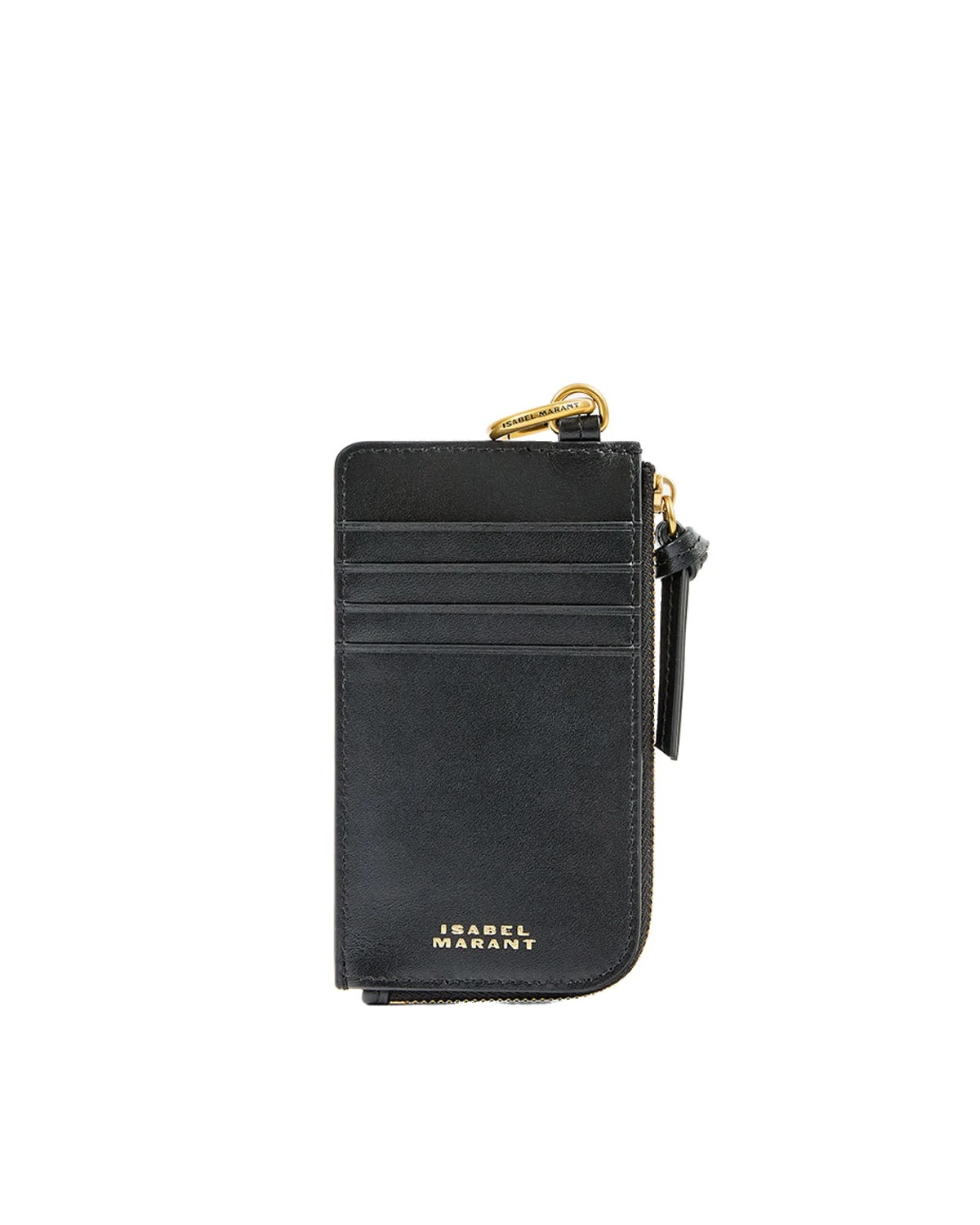 Isabel Marant Oskan Leather Cardholder in Black Isabel Marant Oskan Leather Cardholder in Black | Women | Luxury Shoes